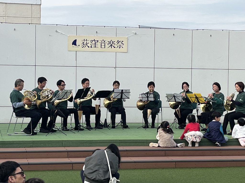 251108「天空からの響き」@荻窪タウンセブン屋上（屋外ステージ）